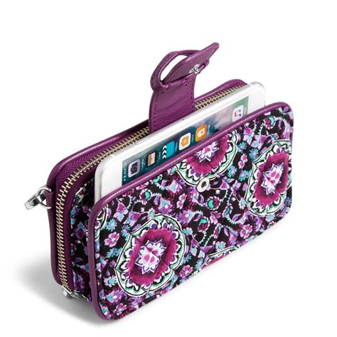 vera bradley cotton smartphone wristlet with rfid protection|Vera Bradley wristlets for women.